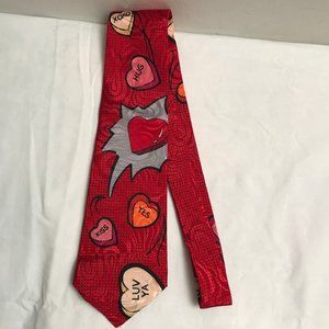 Novelties Hallmark Candy Heart Tie Necktie